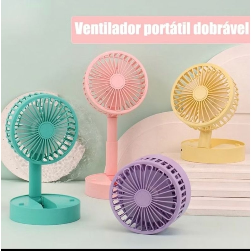 Ventilador compacto e portátil você pode usa-lo em qualquer ambiente, pois além de ser elegante é silencioso. 7742