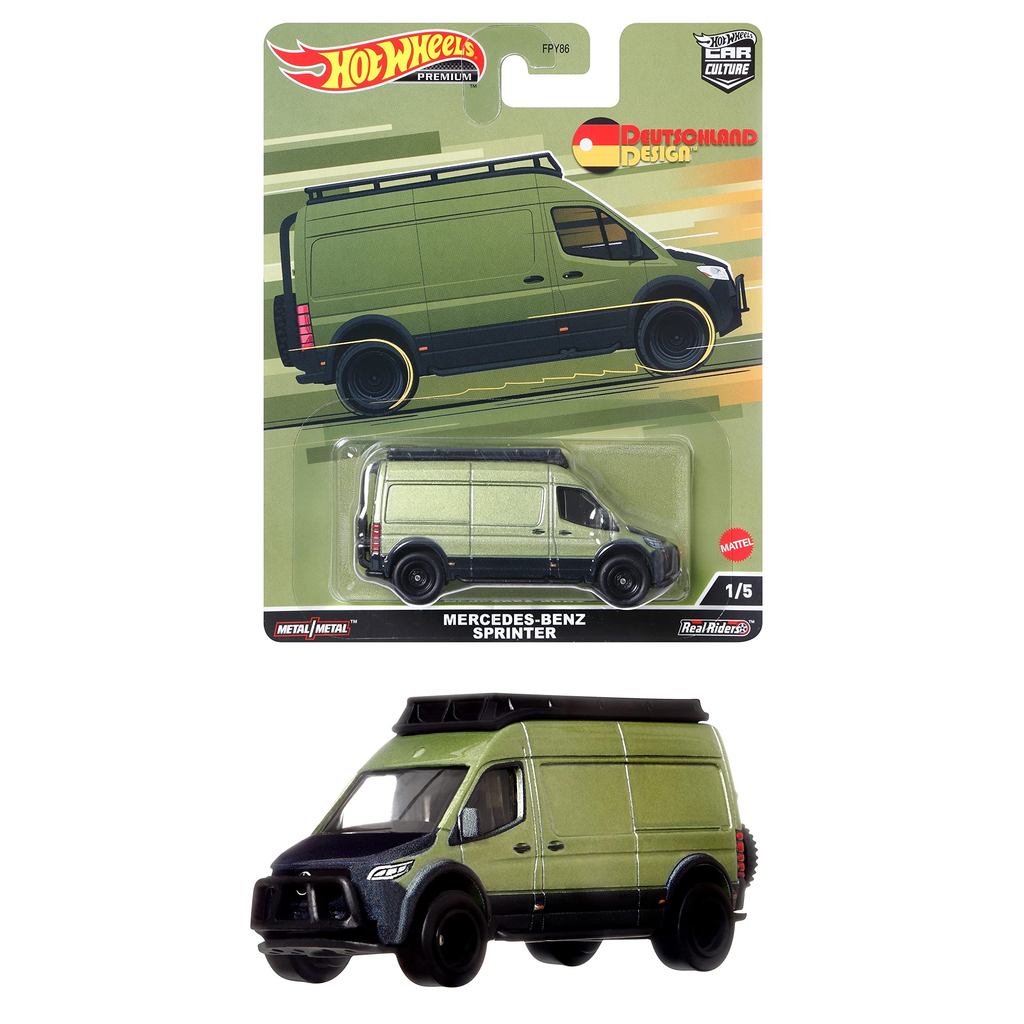 Hot Wheels Car Culture Deutschland Design Mercedes-Benz Sprinter 【3 years and up】 HCJ96 Green