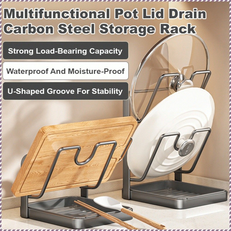 Pot Lid Holder Multifunction Multilayer Chopping Board Multi-purpose Waterproof and Moisture-proof
