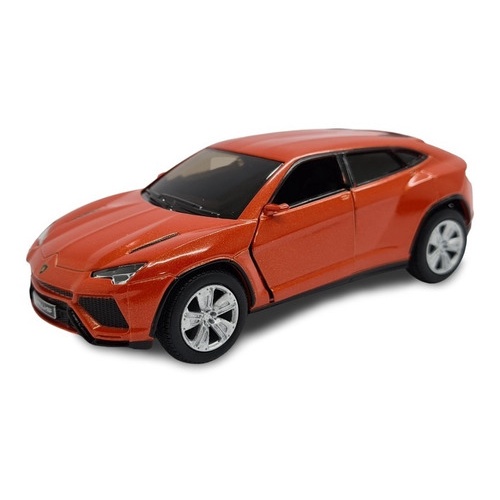 Miniatura Lamborghini Urus Laranja Metal Kinsmart 1:38