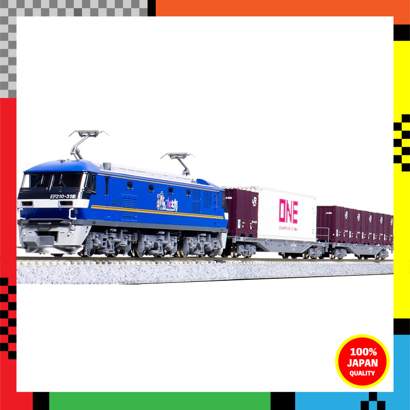 KATO EF210 Container Train 3-Car Set Model Train Electric Locomotive 10-045