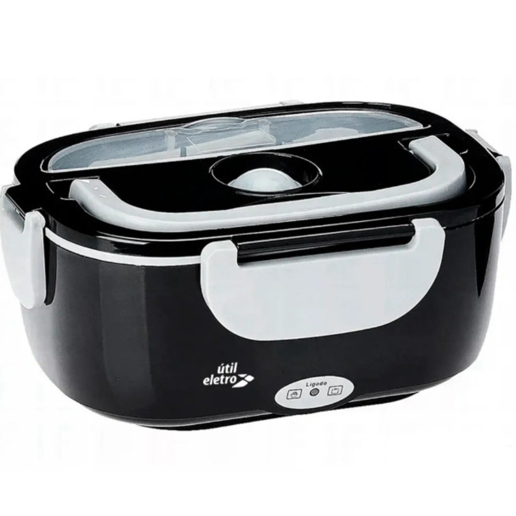 portable electric lunch box 2 in 1 bivolt vehicle 110v/220v residential ideal for car, truck, uber and home