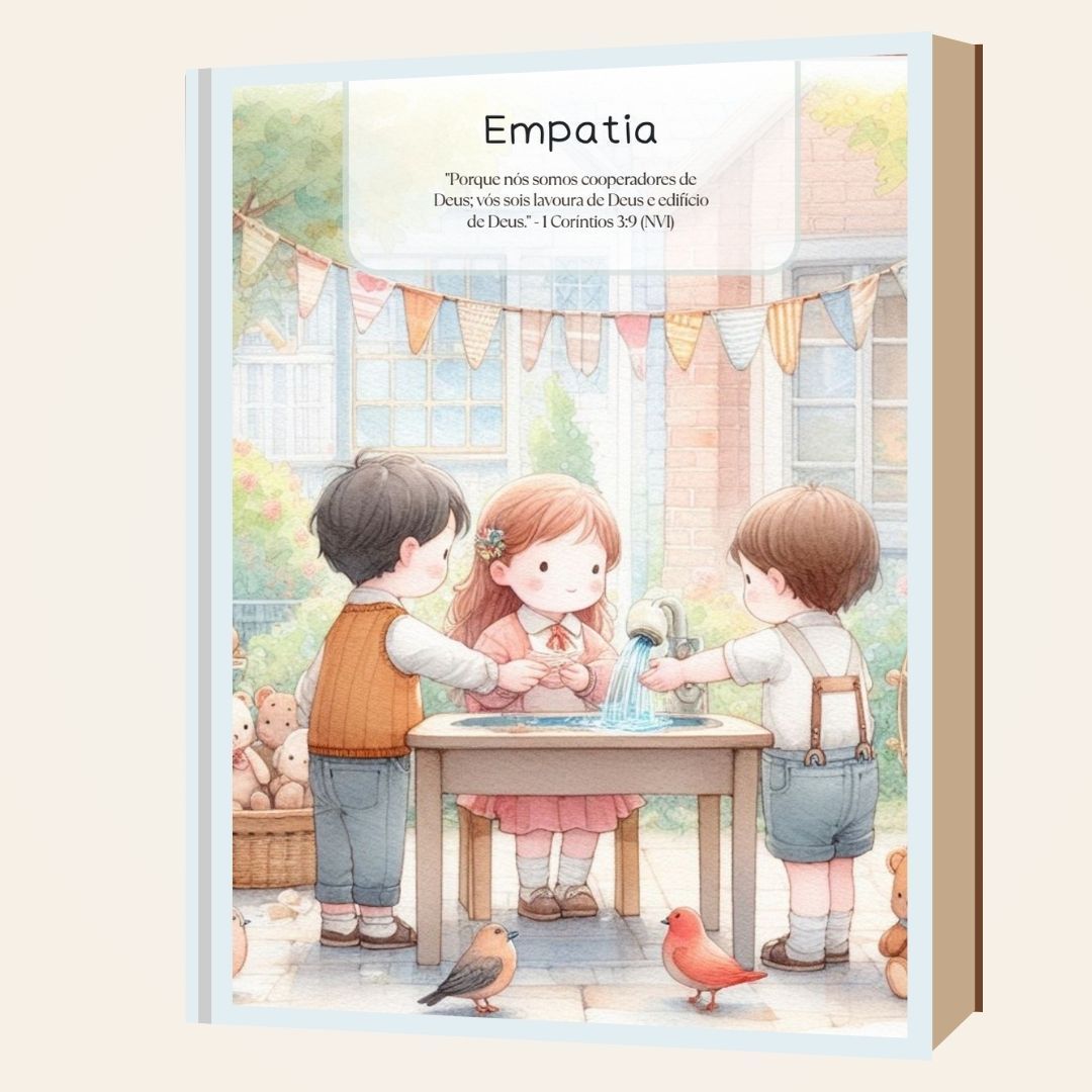 21 Flash Cards, Versículos para memorização, Livreto Virtudes para as crianças!