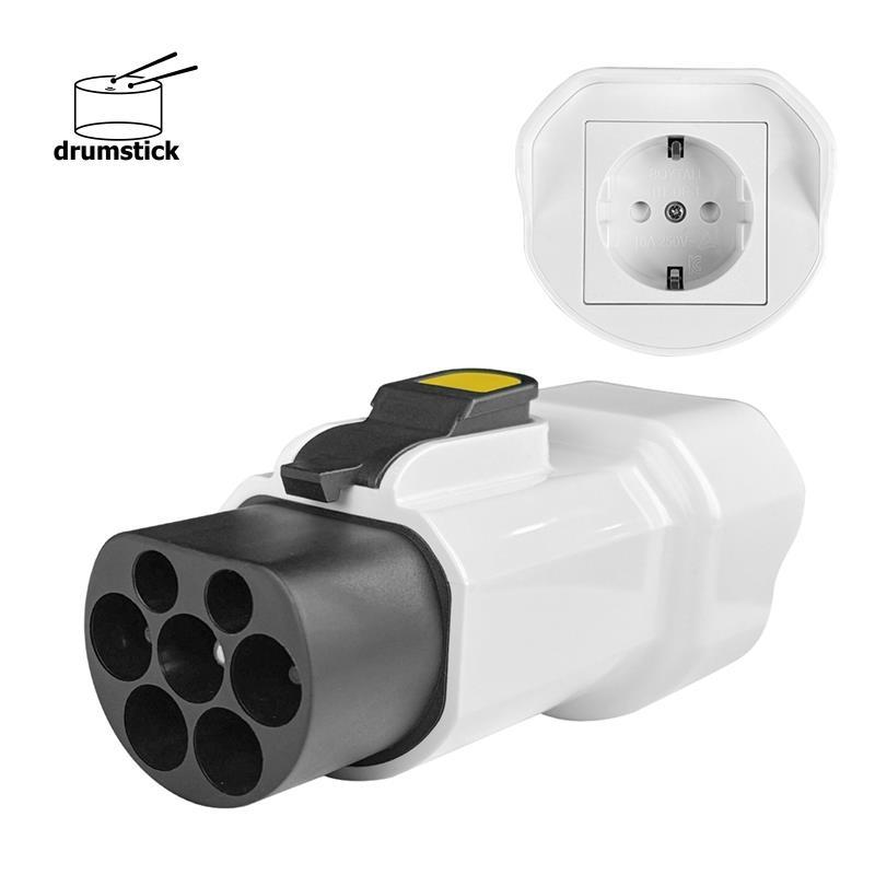 Adaptador De Descarga GBT V2L Plugue EVqiaoyi Para ZEEKR Li Auto EV Carro Tomada Ue 16A 220V