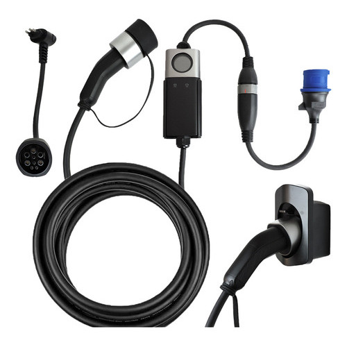 Carregador Carro Elétrico 7kW 32A Bivolt Tela LED Proteção Certificada + Brinde Tomada 20A Universal