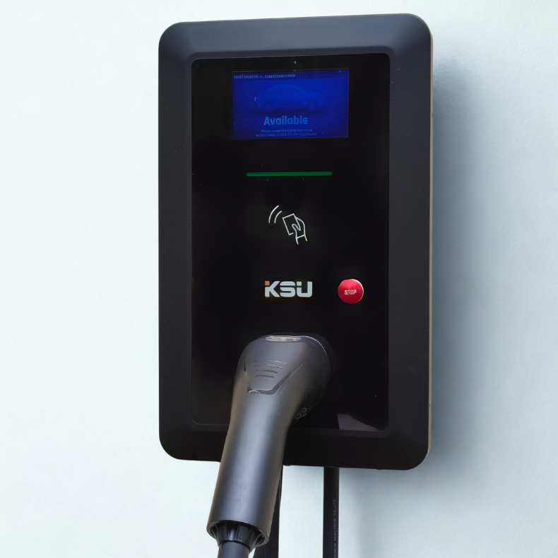 Carregador Carro Elétrico Residencial 7KW 32A Smart AC Wallbox Bivolt IP55 Com Disjuntor DR