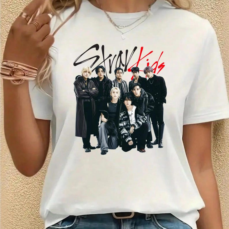 Camiseta de Algodão Branca com Estampa de 