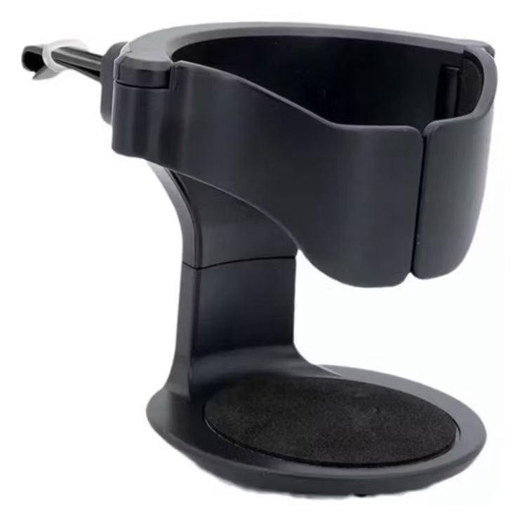2 Pieces Kit Universal Automotive Drink Cup Holder Adjustable Car Black
