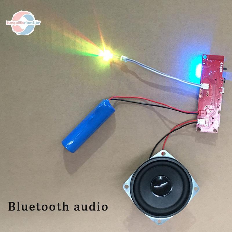 tue Módulo Amplificador De Placa De Circuito De Áudio Bluetooth DIY Lanterna BR