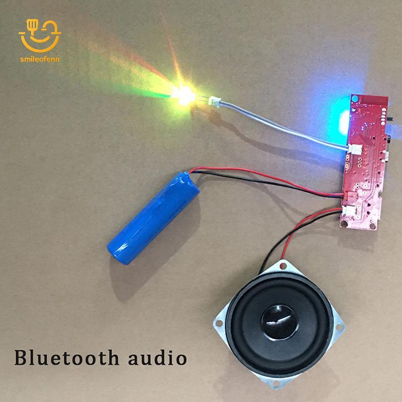 smileofenn Módulo Amplificador De Placa De Circuito De Áudio Bluetooth DIY Lanterna br