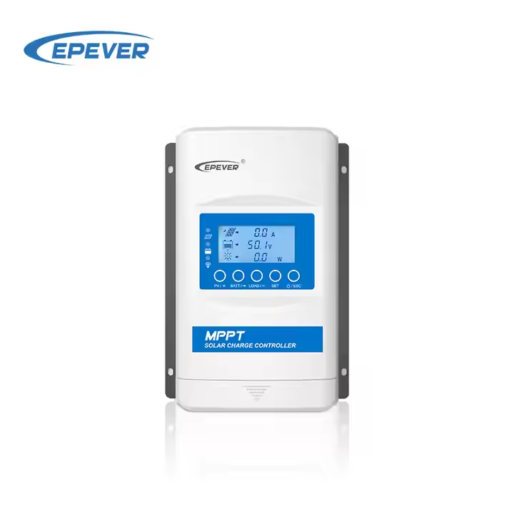 Novo controlador solar MPPT EPEVER 10-40A 12V/24V automático, painéis solares até 100V, regulador LED/LCD com Bluetooth
