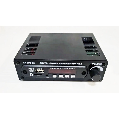 Receiver Ambiente Bluetooth Usb Sd Fm Pws Mp-401a 100w Rms