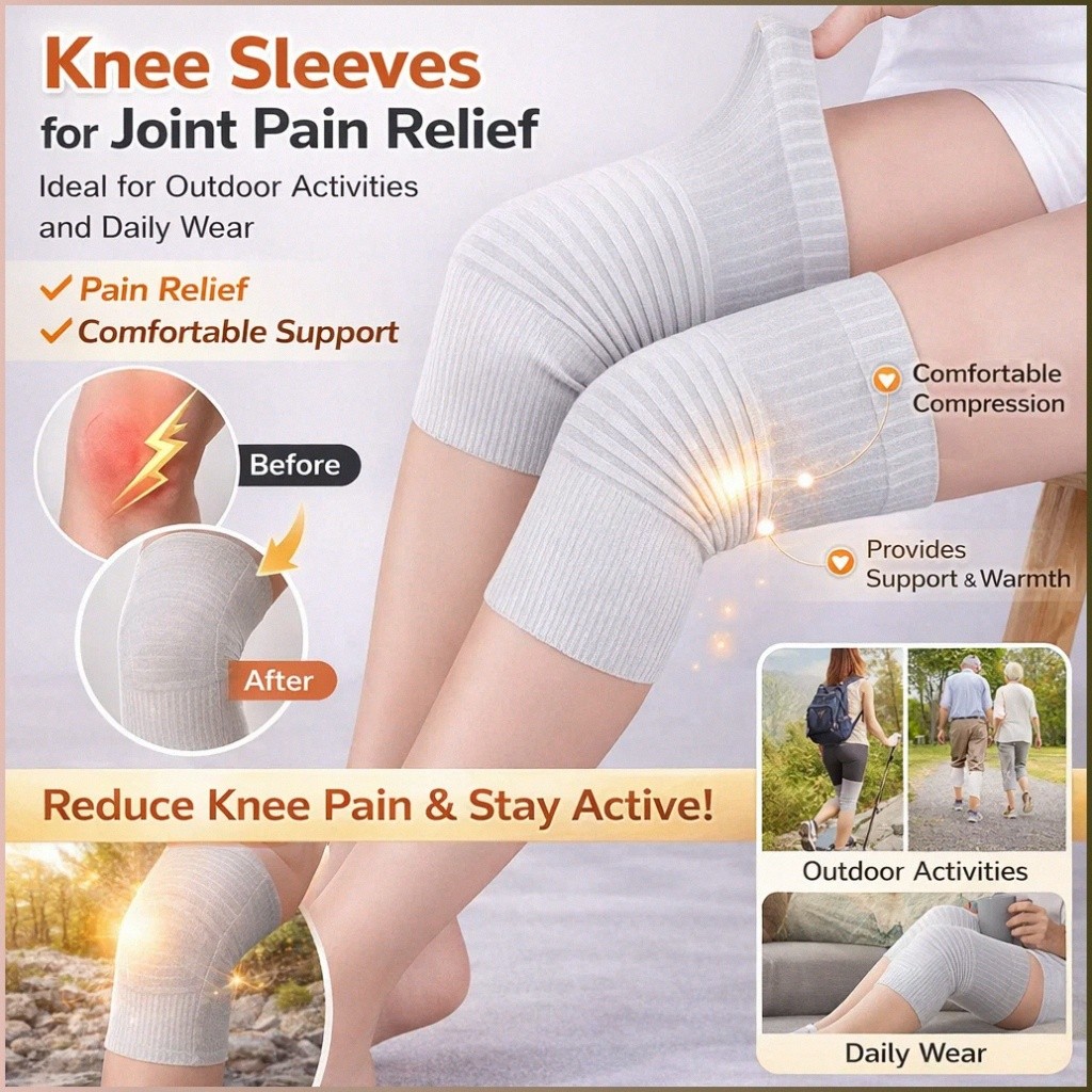 [Proteção Articular] Thin Breathable Knee Support Air Conditioning Room Knee Sleeve/Joelheira/Quarto com Ar-Condicionado