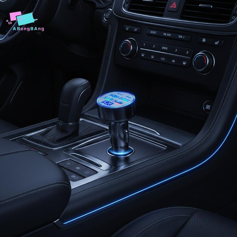 Abongbanghn Qui Charge USB Carregador De Carro PD QC3.0 Tipo C Adaptador Tamanho Para Viagem De Estrada Condução Carrega