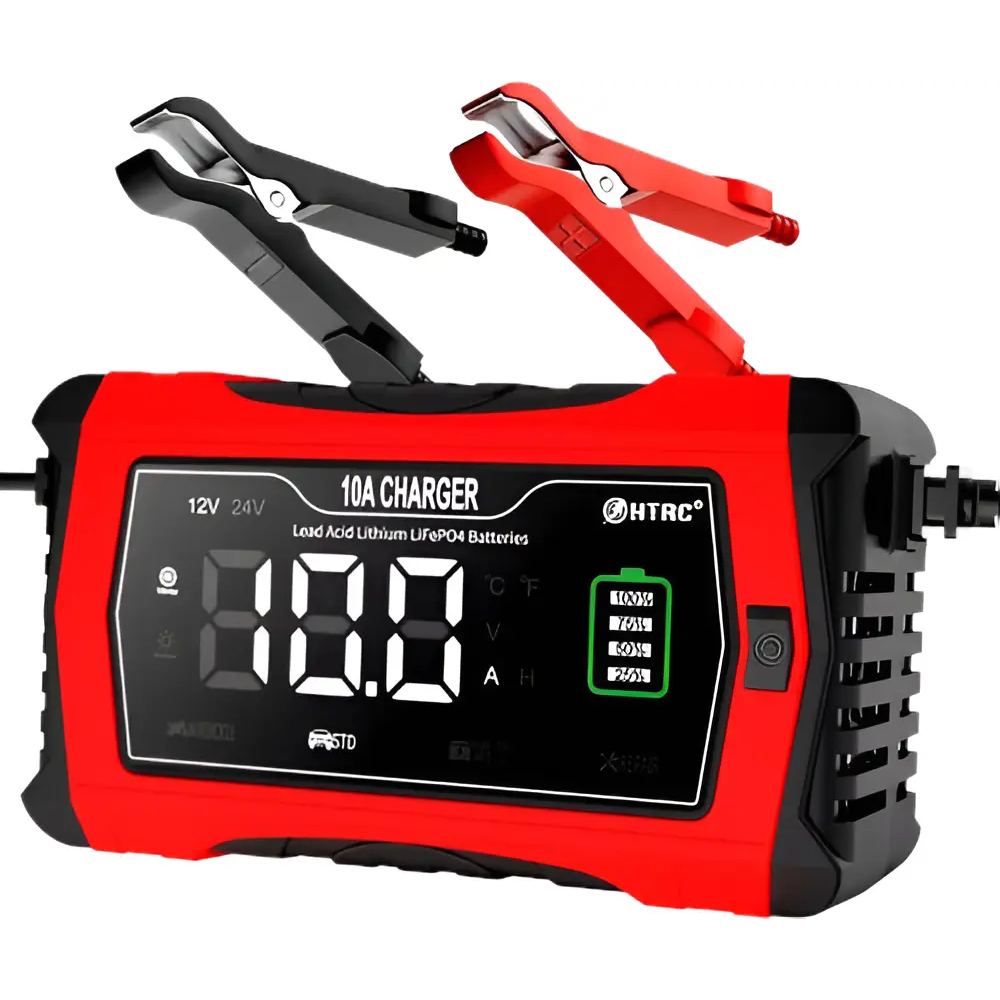 Carregador De Baterias Inteligente Lifepo4 12v-10a / 24v-5a