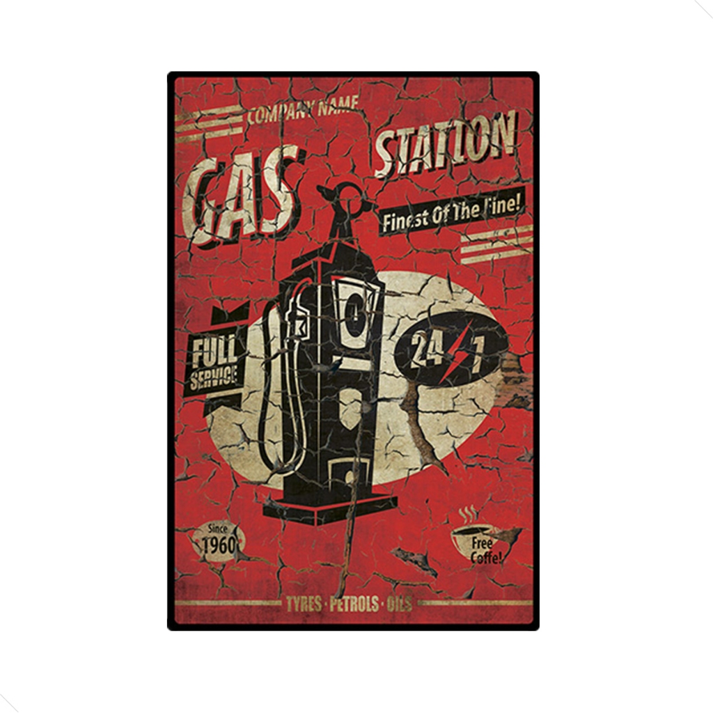 Quadro Placa Decorativa Parede Quarto Menino Oficina Casa Decoração Frase Vintage Retrô