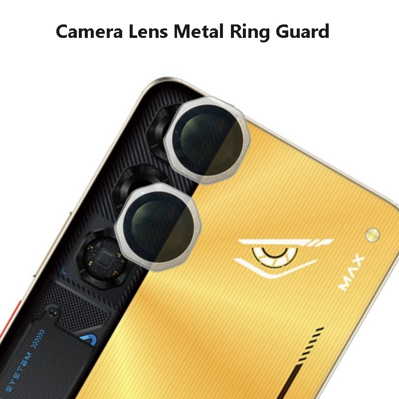 Para ZTE nubia Neo 5 Neo5 Max PadPhone 5G Ultra Fino Claro Protetor De Lente Da Câmera Anel De Metal Vidro Temperado Fil