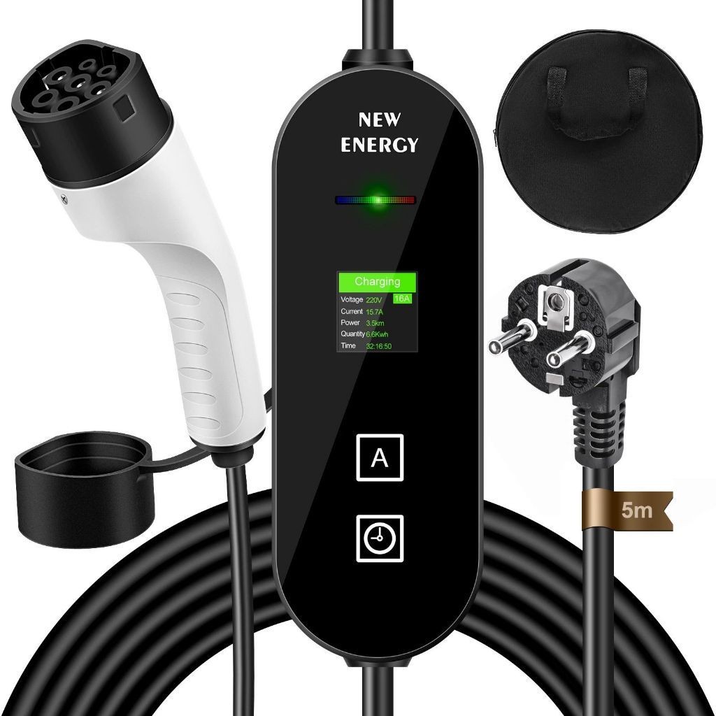 Carregador de Veículo Elétrico Portátil 3,5kW