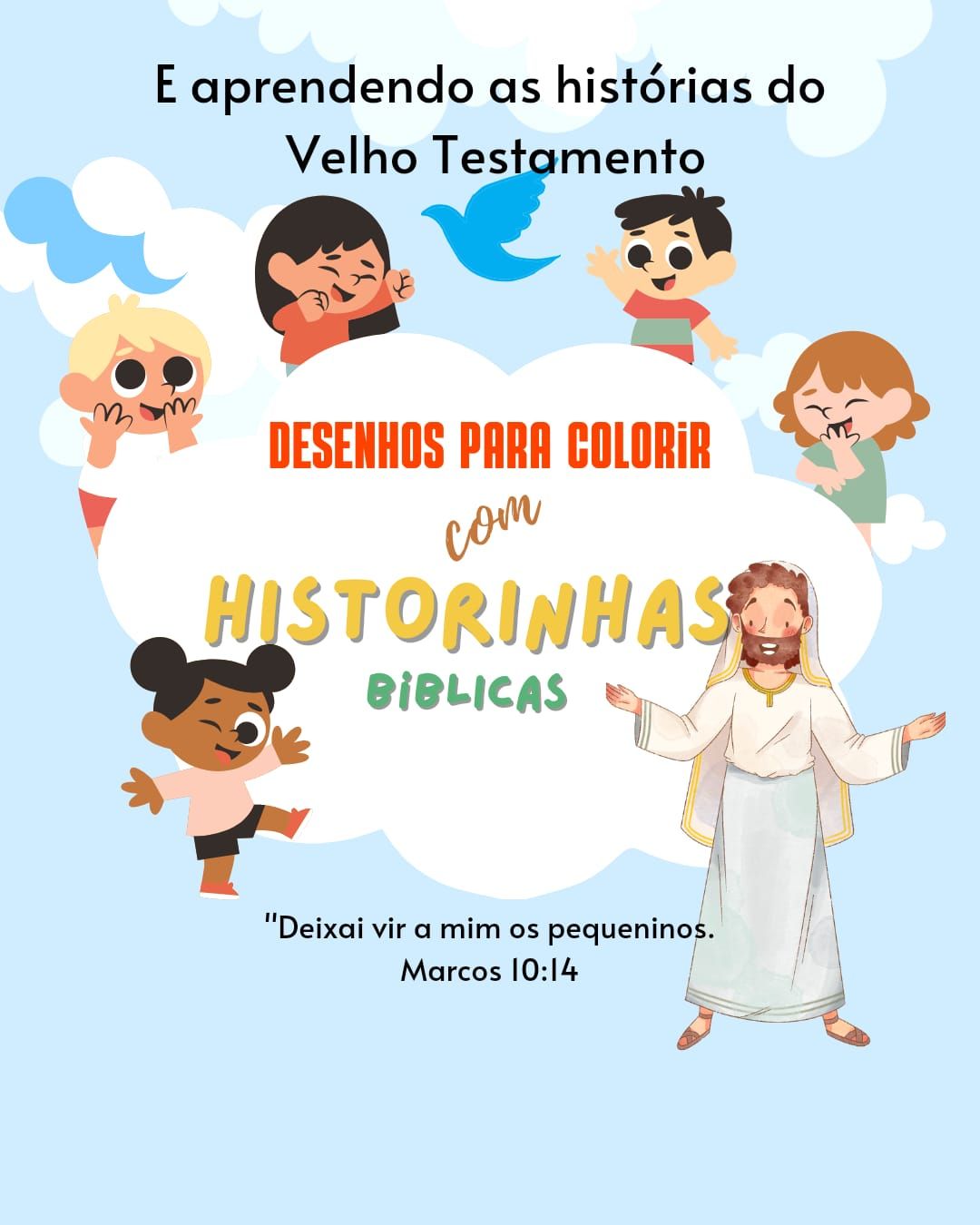 Aprendendo com a Bíblia e colorindo: Uma Jornada Divertida e Educativa para Crianças!