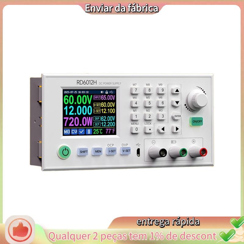 RD6012H DC Step-Down Fonte De Alimentação 60V 12A Módulo Conversor De Reforço Para Suporte Ajustável Atualização De Firm