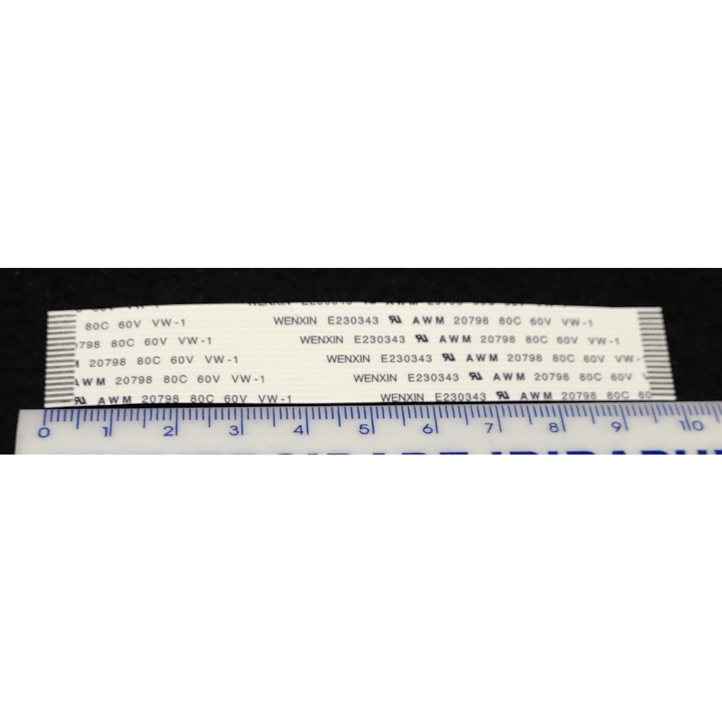 Cabo Flat para Portátil Wenxin E230343 AWM 20798 -  80C 60V VW-1
