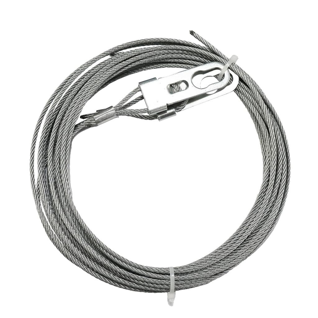 GD 52262 Extension Spring Cable Set, 1/8 Inch x 13-1/2 Feet, Galvanized Carbon Steel, for Phoenix Doors Garage Door Hard