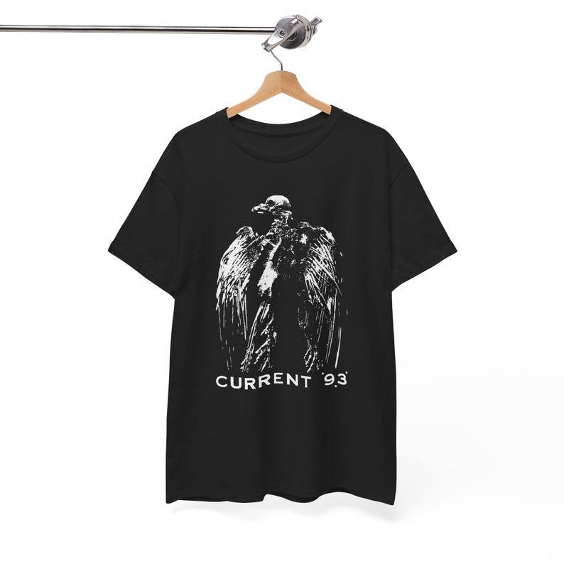 Music.Soul Camiseta Unissex Current 93 Banda Industrial Neofolk Experimental Noddy Bird Estampa Moderna Atemporal Est...