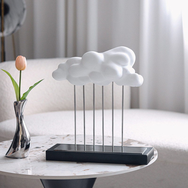 HHFG Light luxury abstract cloud ornaments, suitable for sales offices, TV cabinets, living room tables, and as creative