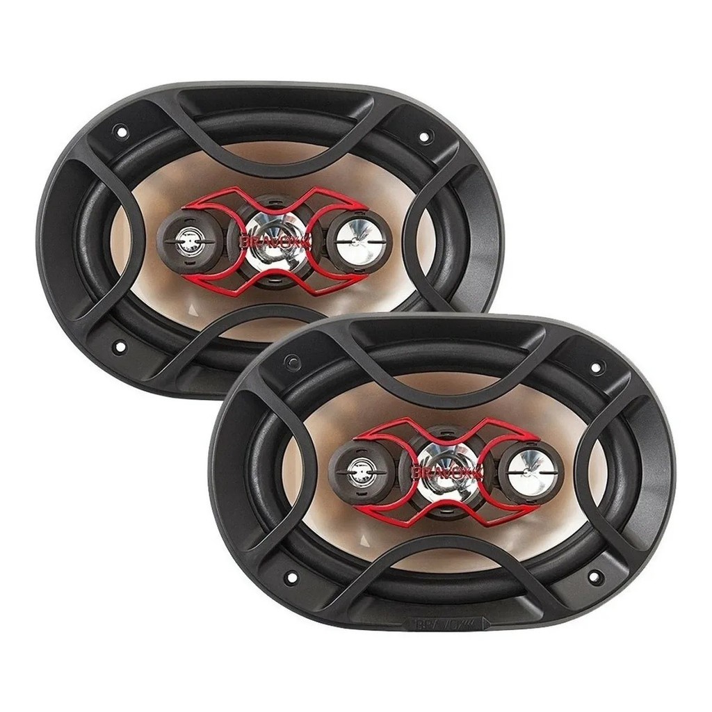 6x9 Bravox 140w Rms Alto Falante Quadriaxial B4x69x Alto Falante Boca 69 Fone