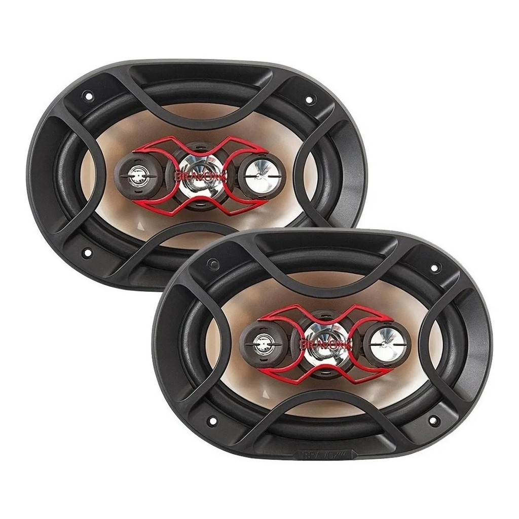 6x9 Bravox 140w Rms Alto Falante Quadriaxial B4x69x Alto Falante Boca 69 Fone
