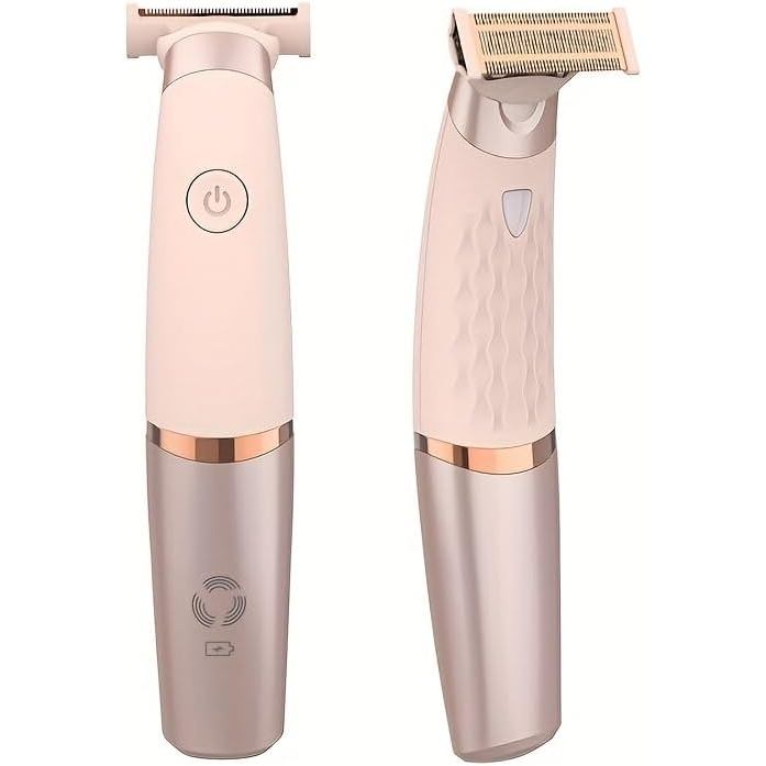 Generic Electric Trimmer, Portable Rechargeable Body Hair Grooming Tool Leg Underarm Hair Removal for Women with Smooth