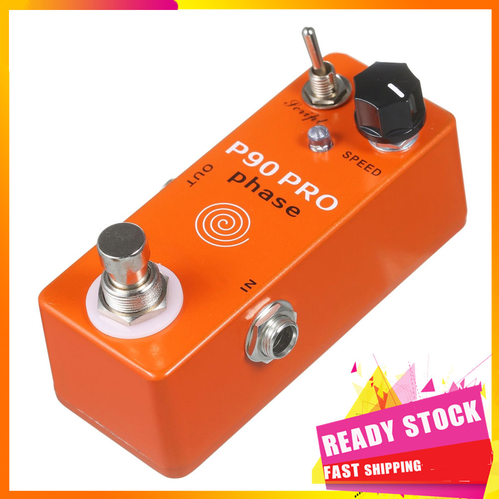 gfgfgfgg MOSKYaudio P90 PRO PHASE Phaser Pedal Efeitos de guitarra Único Mini efeito vintage