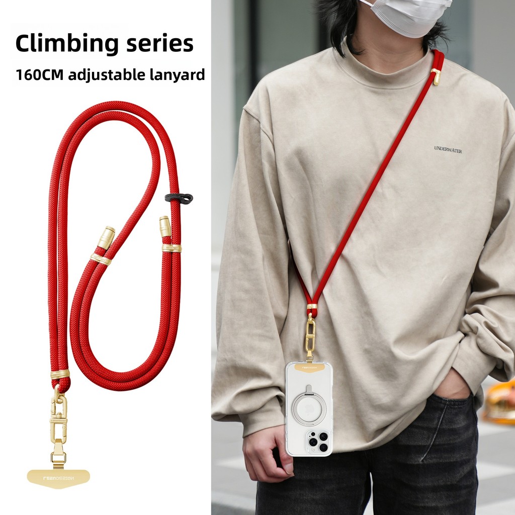 Cordão De Telefone Ajustável , Alça De Pescoço anti-Perda crossbody E Corrente De Pulso-Um design Trançado Versátil