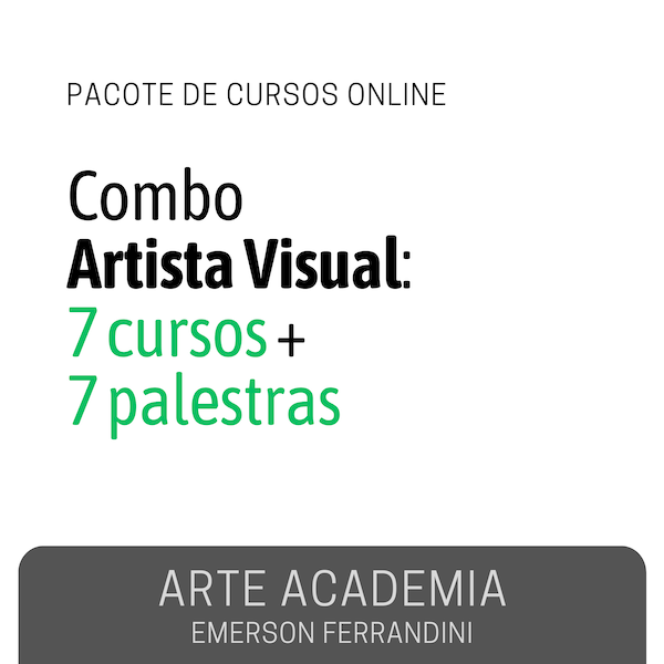 COMBO ARTISTA VISUAL: 7 CURSOS + 7 PALESTRAS