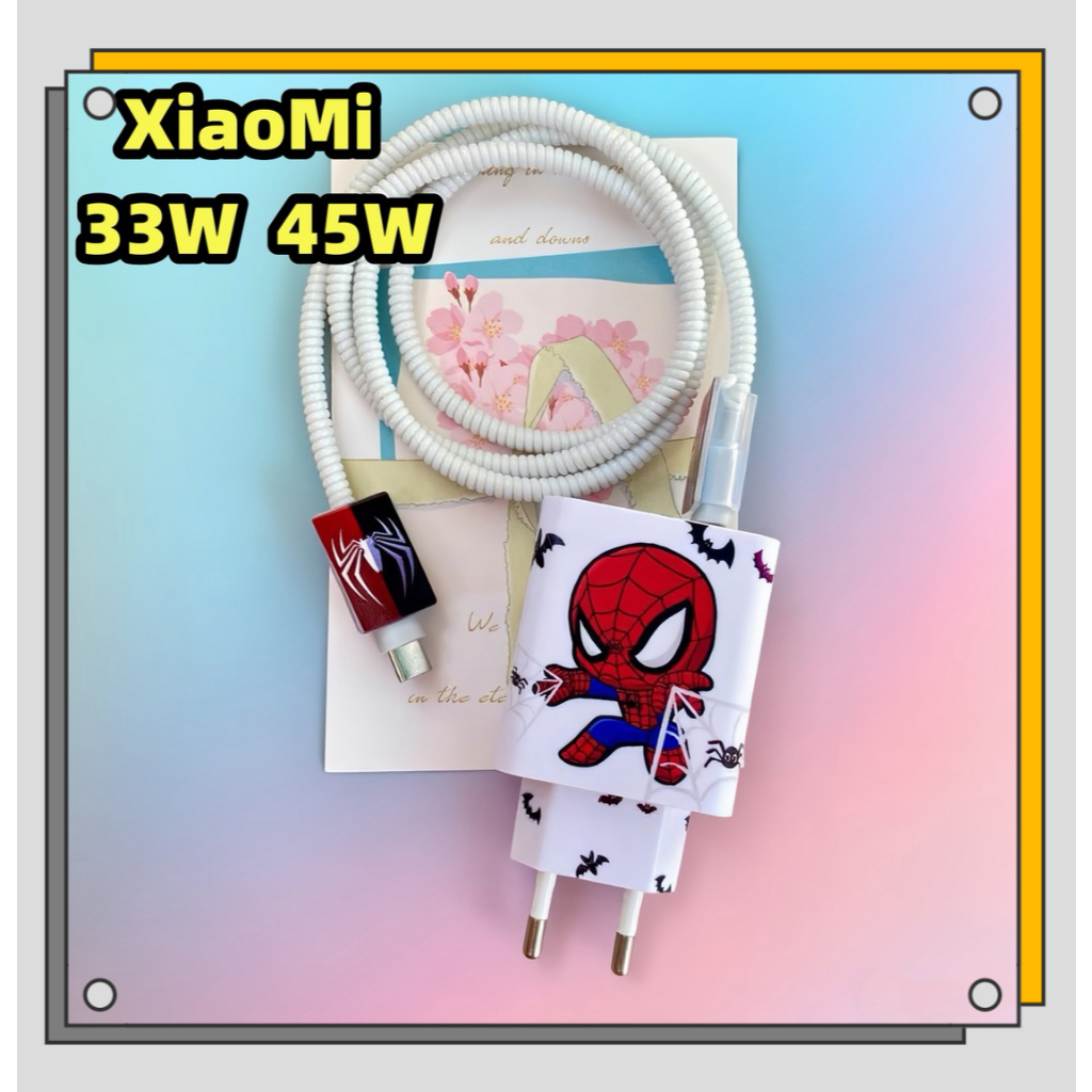 Adesivo Protetor Para Carregador Xiaomi 4 Em 1 33W 45W-À Prova D'água E Resistente Ao Desgaste-7