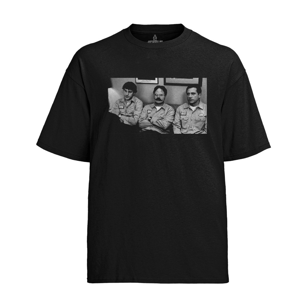 Camiseta Graphic Tee Tshirt The Office Michael Dwight e Jim Adulto ao Plus Size Moda Tr