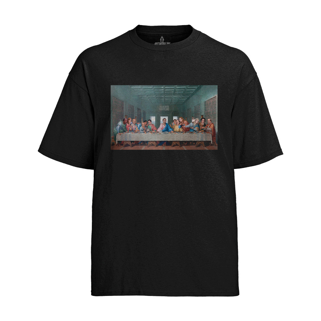 Camiseta Graphic Tee Tshirt The Office Santa Ceia Adulto ao Plus Size TR