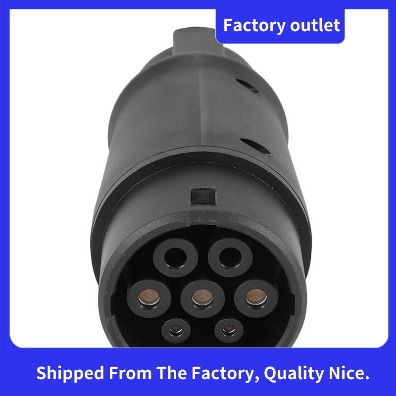 Adaptador EVSE EV 32A J1772 Tipo 1 Para 2 Plug , Conector De Carregamento De Carregador De Veículos De Carros Elétricos