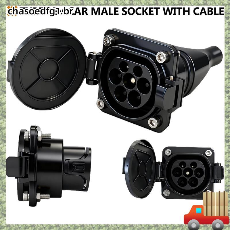 EVSE Tipo 2 Soquete Macho 32A Carregador EV