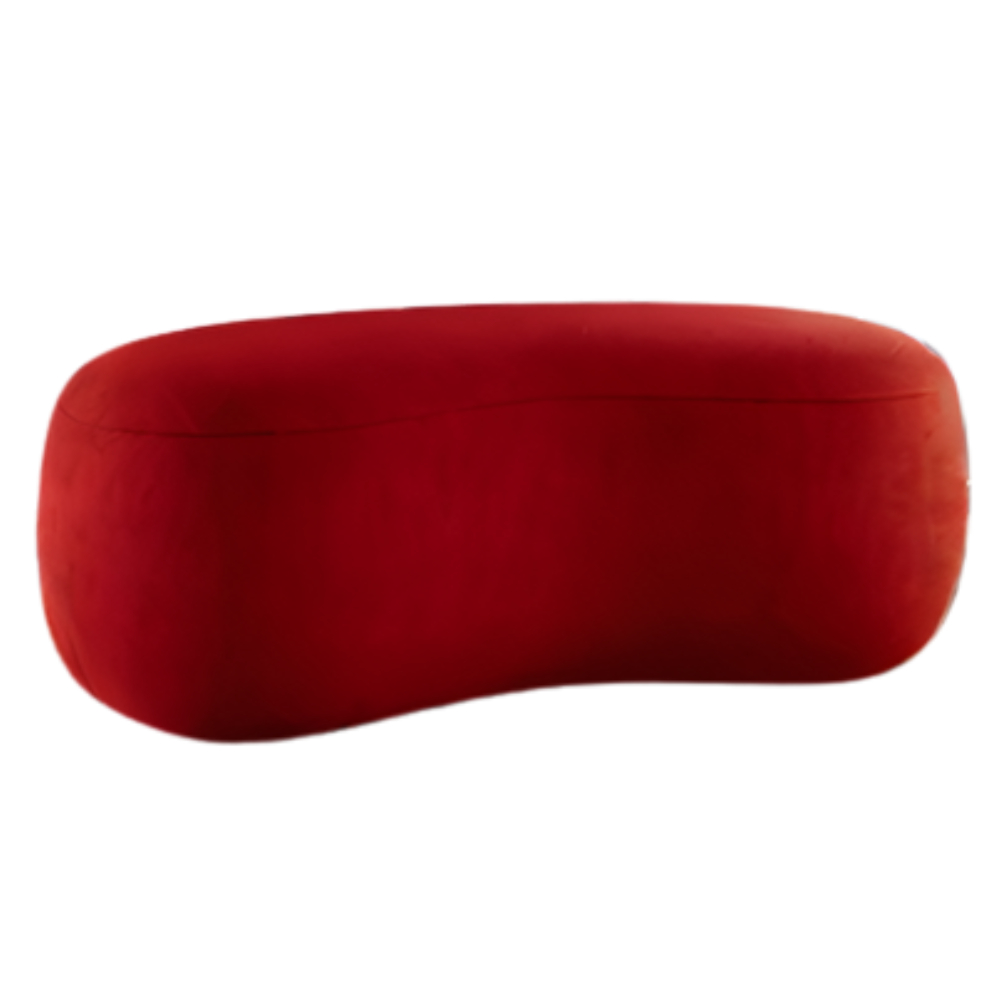 Puff 100cm  Estudantes – Modelo Feijão vermelho Modelo Orgânico