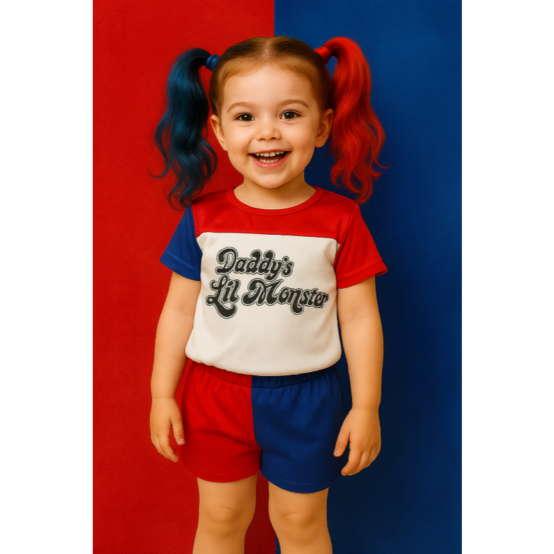 FANTASIA INFANTIL ALERQUINA SIMPLES MENINAS ANIVERÁRIOS FESTAS CARNAVAL