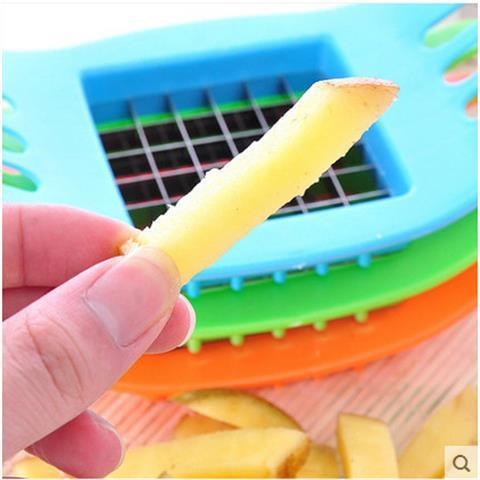 Prático Fried Sweet Potato Stick and Legumes Fatiador Cutter Conveniente