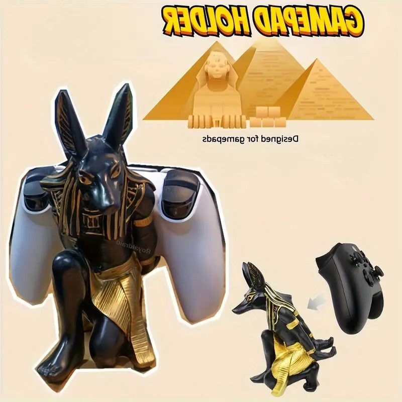 Anubis Gamepad Stand Criativo Desktop Phone Stand Handle Base de exibição de armazenamento