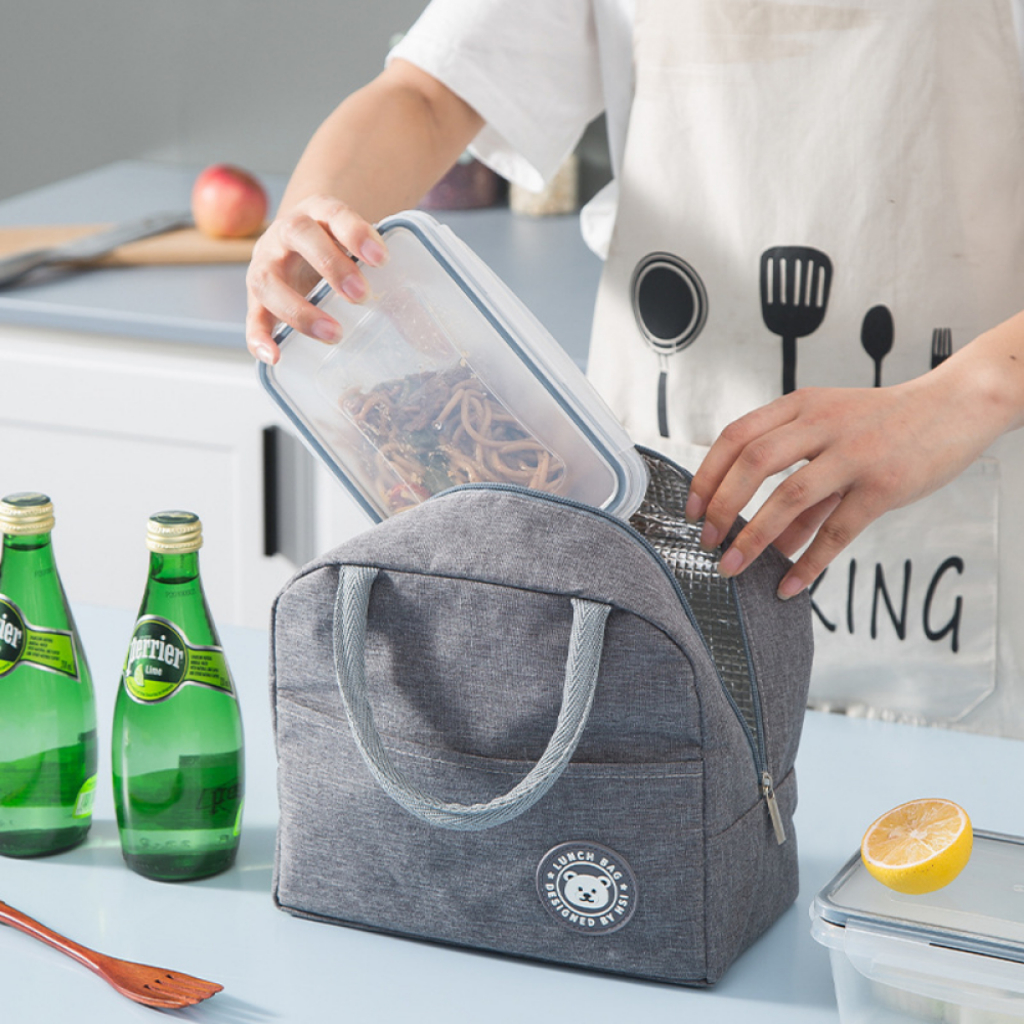 Bolsa Térmica Portátil Lancheira Viagem Marmita Necessaire