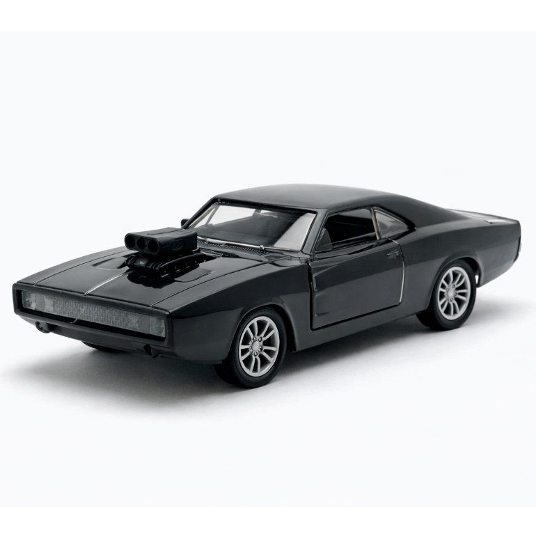 Miniatura Dodge Charger 1:32 • Abre Portas • Metal Fricção • Pneus Borracha Toreto Velozes furiozos