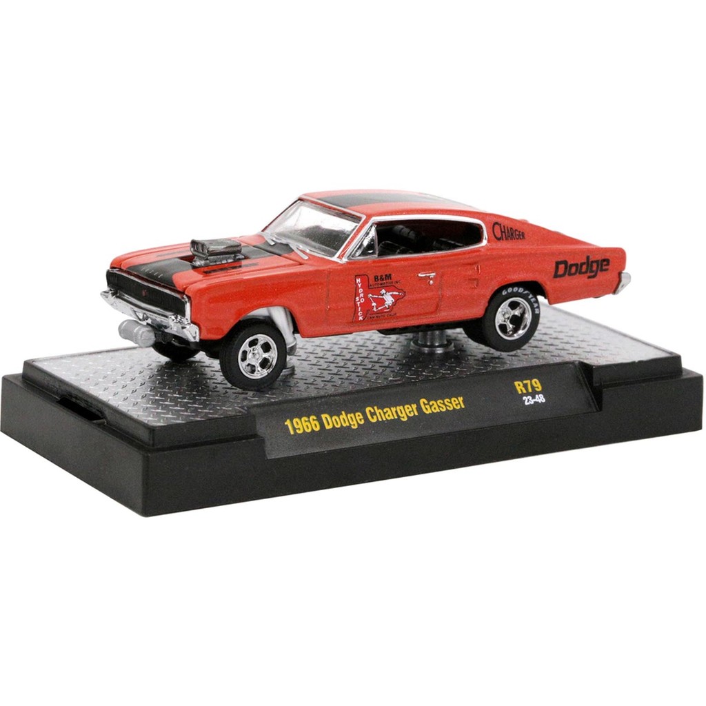 Miniatura - 1:64 - 1966 Dodge Charger Gasser - Auto-Thentics R79 - M2 Machines