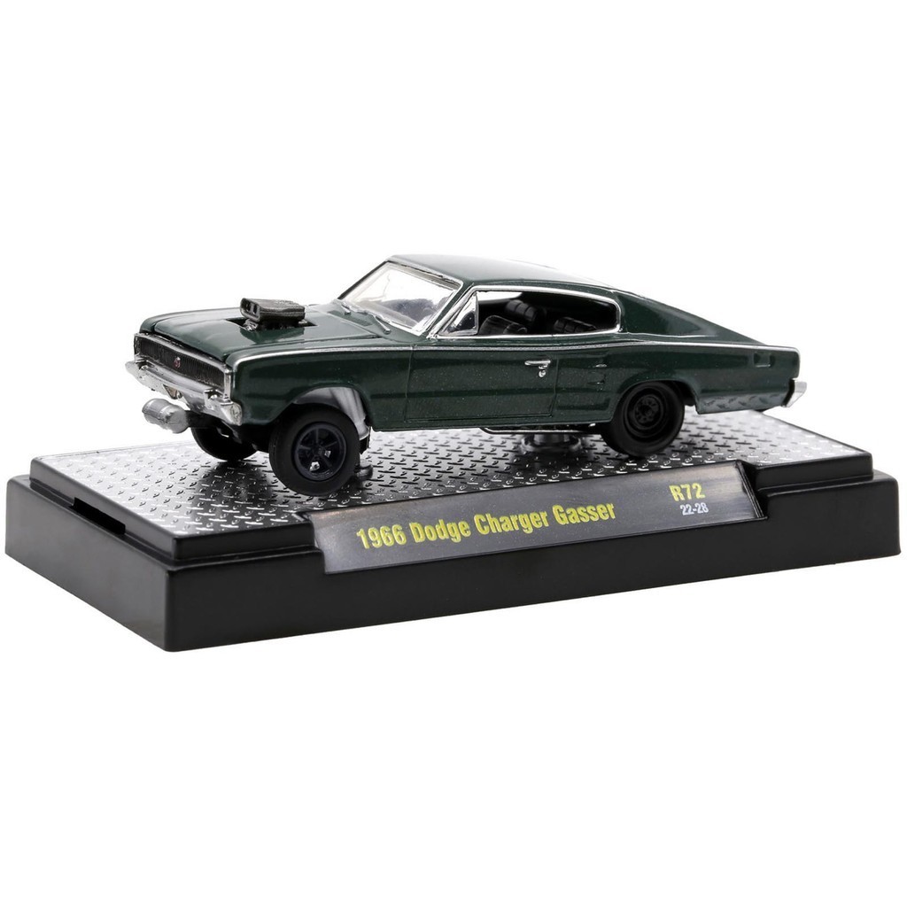 Miniatura - 1:64 - 1966 Dodge Charger Gasser - Auto-Thentics R72 - M2 Machines