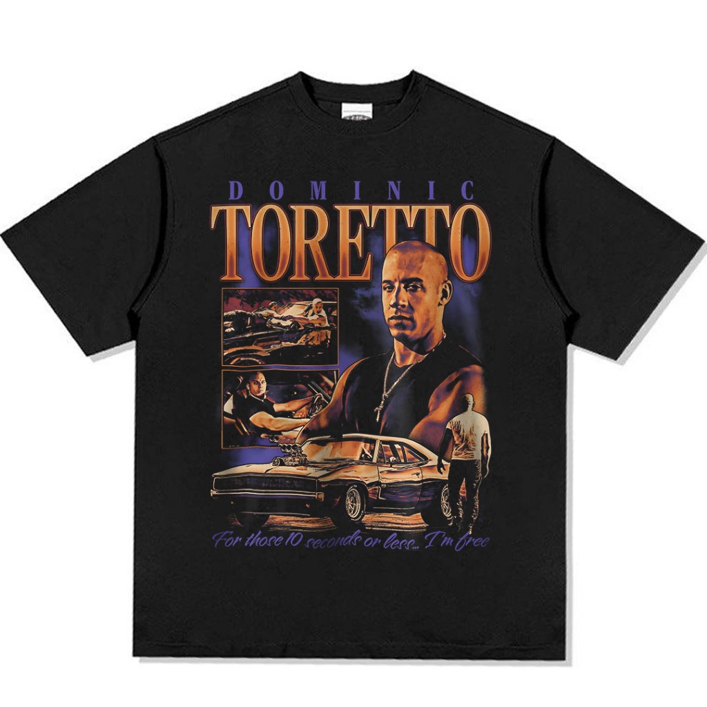 Camiseta T-shirt Unissex Algodão Dominc Toretto Car Racing