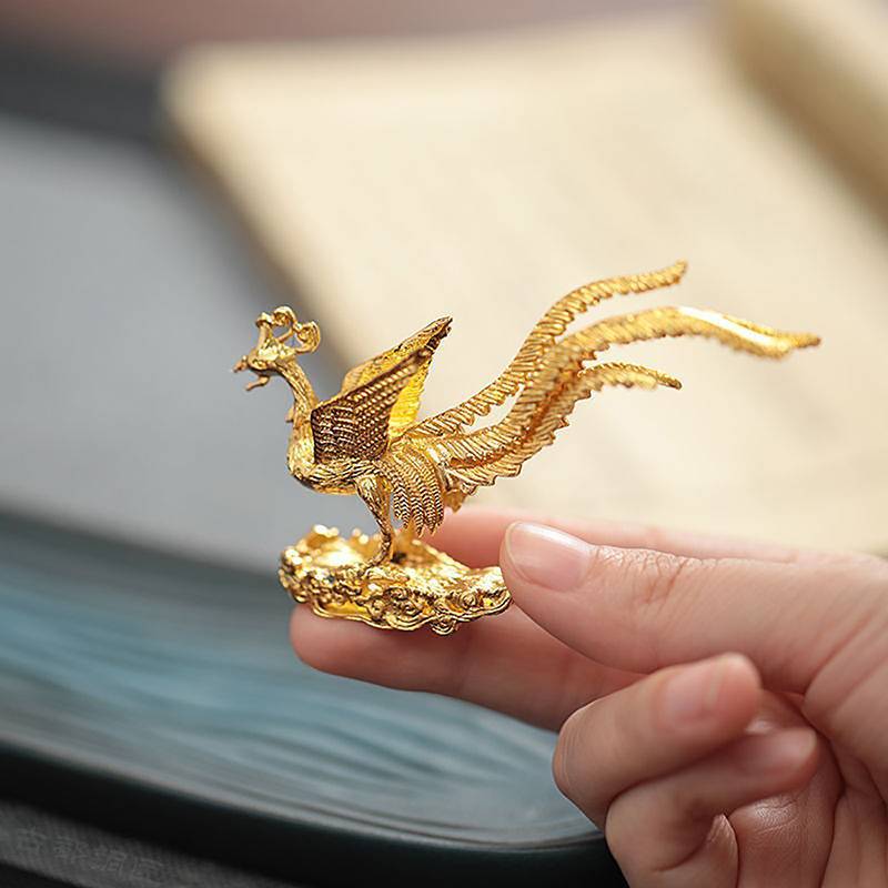 sutiska Luy Spread Asas E Passo Nas Nuvens Phoenix Queimador De Incenso Estatueta Ornamento Decoração De Casa Boa Lu Nir