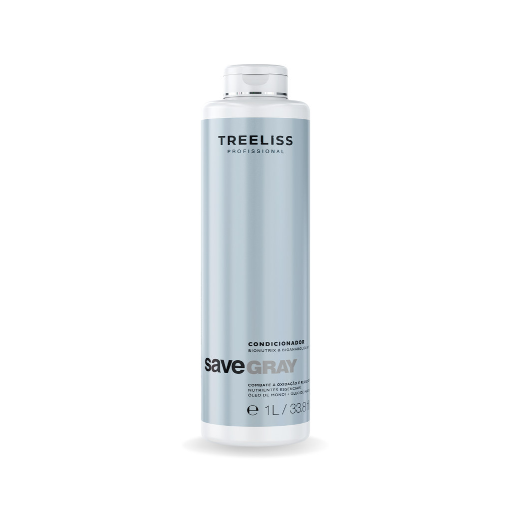 Condicionador Save Gray Cabelos Brancos 1L Treeliss